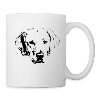 Labrador - Tasse - Weiß - Rechts