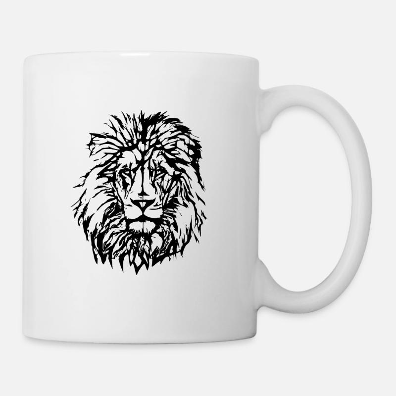 Löwe / Tier - Tasse - Weiß
