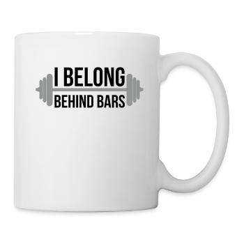 Fitness - Tasse - Weiß - Rechts