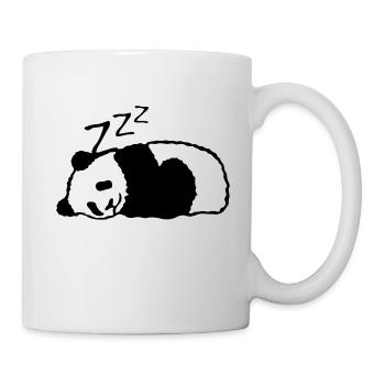 panda dort sieste dormir - Mug blanc - blanc - Droite