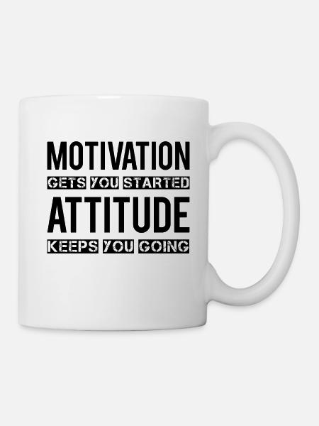 Motivation - Mug blanc - blanc