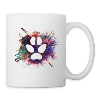 Dog's Paw Space Stars Cassiopeia - Mug - white - Right