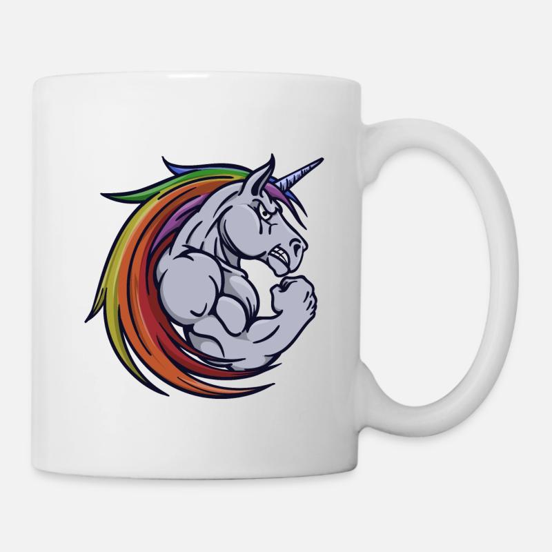 Motivation Building Muscle Gym Training Gym - Mug - white