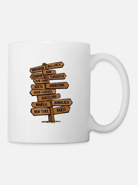 Vacances Vacances Summer Sun Mallorca Malle Travel - Mug blanc - blanc