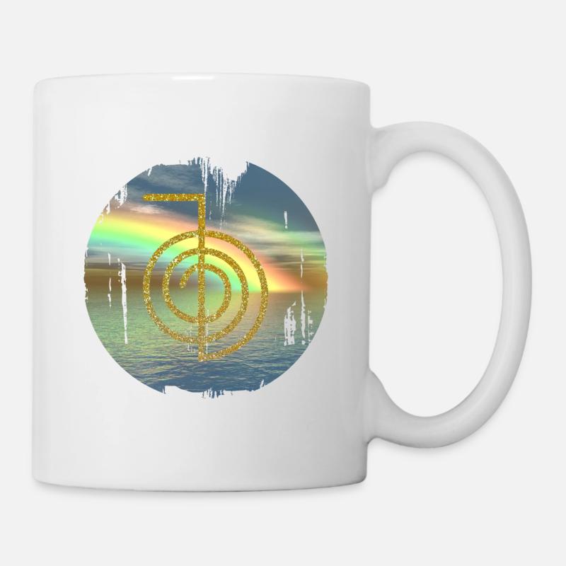 cho ku rei gold vor regenbogen - Tasse - Weiß