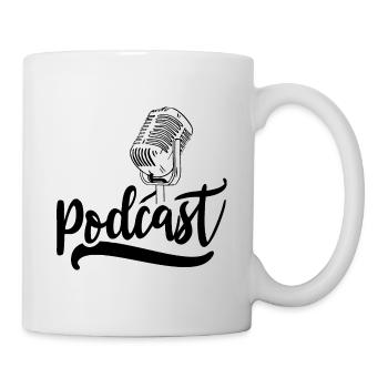 Podcast Podcasts Produktion Anhören Host - Tasse - Weiß - Rechts