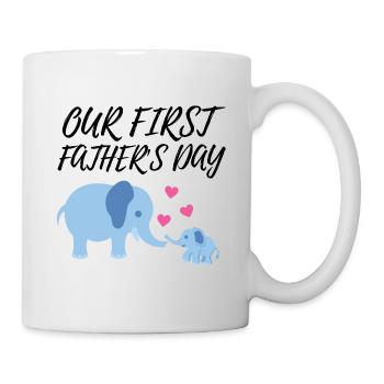 Our first father's day - Mug - white - Right
