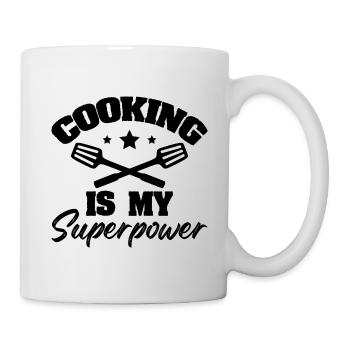 cook superpower cook - Mug - white - Right