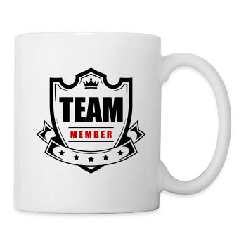 Membre de l’équipe - Mug blanc - blanc - Droite