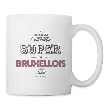 L authentique super bruxellois - Mug blanc - blanc - Droite