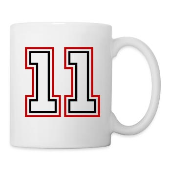 11 Number number - Mug - white - Right