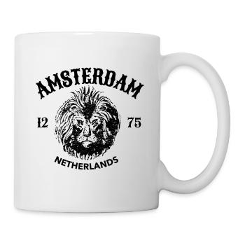 Amsterdam Nederland Netherlands Dutch Souvenir - Mug - white - Right