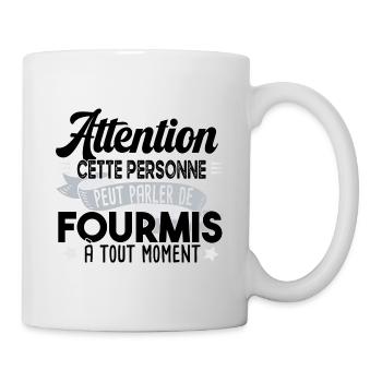 Fourmis fourmi fourmiculture métier humour - Mug blanc - blanc - Droite