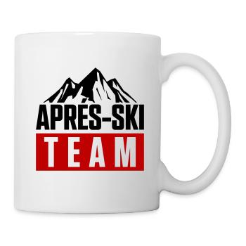 apres ski team - Tasse - Weiß - Rechts