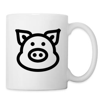 Pig Animal - Mug - white - Right