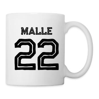 malle 22 - Tasse - Weiß - Rechts