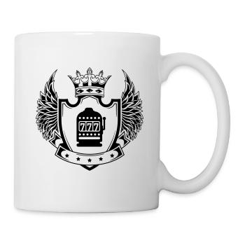 Slot Casino Crest - Mug blanc - blanc - Droite