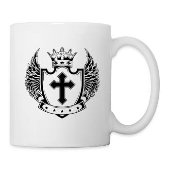 Cross Symbol Coat of Arms - Mug - white - Right