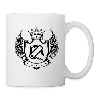 Taschenmesser Schild - Tasse - Weiß - Rechts