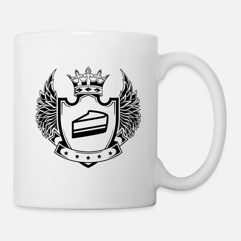 Kuchen käsekuchen - Tasse - Weiß