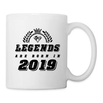 2019 legends born in - Mug - white - Right