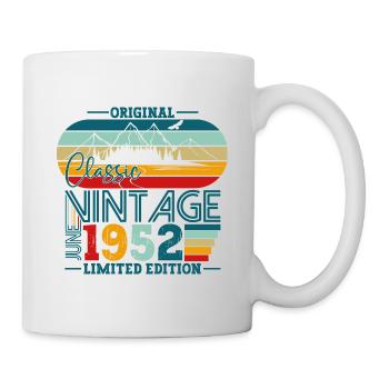 Original June Vintage 1952 70th Birthday Men - Mug - white - Right