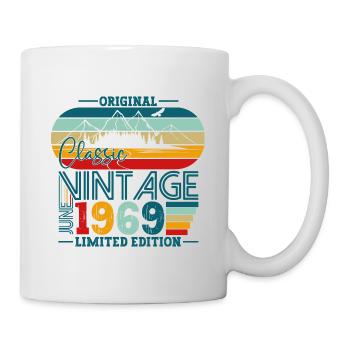 Original June Vintage 1969 53rd Birthday Men - Mug - white - Right