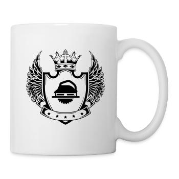 Handkreissäge Symbol wappen - Tasse - Weiß - Rechts