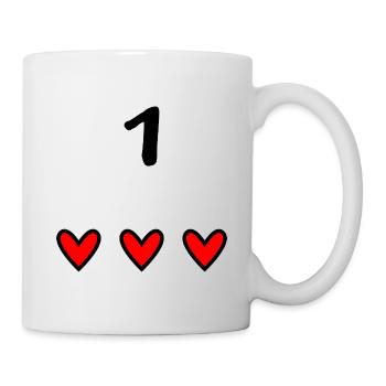 1 JAHR. 1. GEBURTSTAG. GEBURTSTAG 1 JAHR. - Tasse - Weiß - Rechts