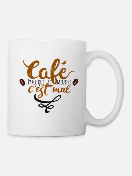 Café ! - Mug blanc - blanc