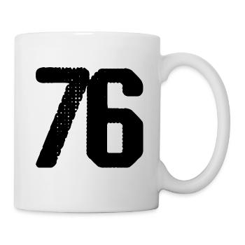 76 number jersey - Mug - white - Right
