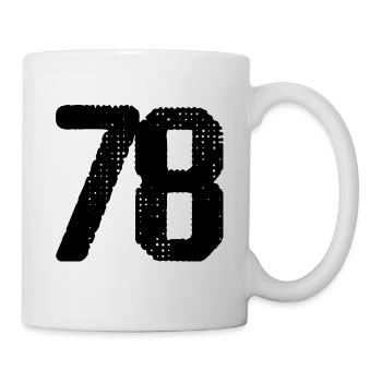 78 Number jersey - Mug - white - Right