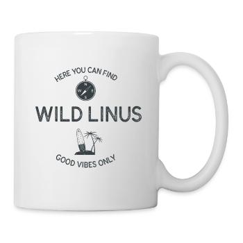 Good Vibes I Wild Linus - Tasse - Weiß - Rechts