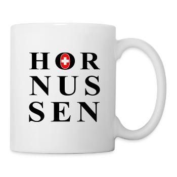 Hornussen Schweiz - Tasse - Weiß - Rechts