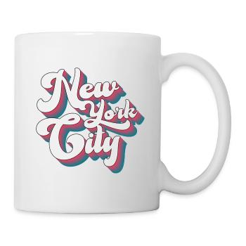 New Yotk City Retro Design - Mug - white - Right