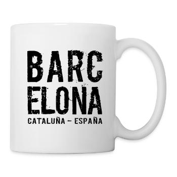 Barcelona, Katalonien, Spanien, Mittelmeer - Tasse - Weiß - Rechts