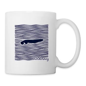 Norderney, Îles de Frise orientale, Mer du Nord - Mug blanc - blanc - Droite