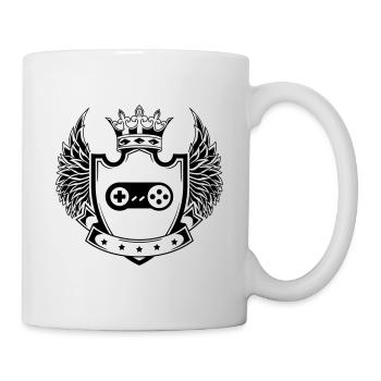Gamepad Coat of Arms Gamer - Mug - white - Right