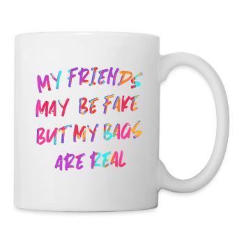 Mes bagages sont réels - Mug blanc - blanc - Droite