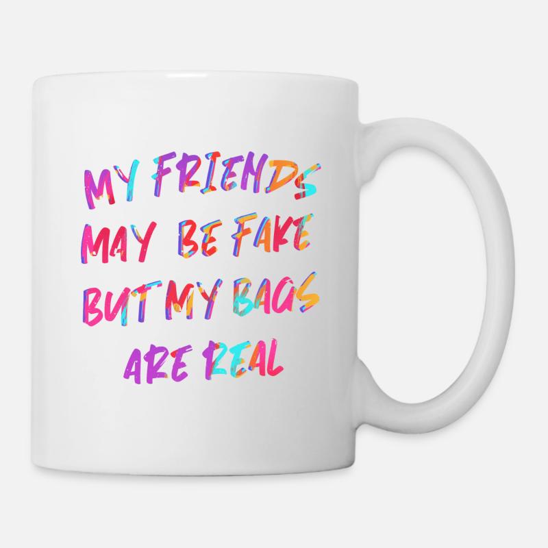 Mes bagages sont réels - Mug blanc - blanc