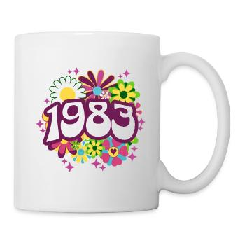 Fête Anniversaire Femme 1983 40 Ans Anniversaire - Mug blanc - blanc - Droite