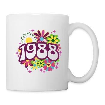 Fête Anniversaire Femme 1988 35 Ans Anniversaire - Mug blanc - blanc - Droite