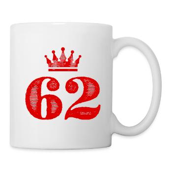 62 Number crown - Mug - white - Right