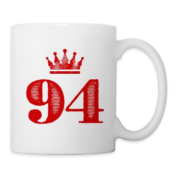 94 Number crown - Mug - white - Right