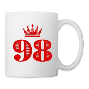 98 Number crown - Mug - white - Right