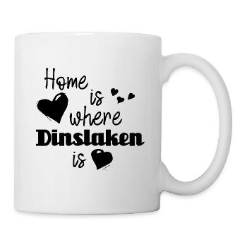 Zuhause in Dinslaken - Home is where Dinslaken is - Tasse - Weiß - Rechts