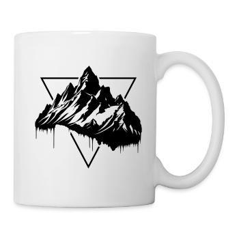 Mountains Symbol Silhouette Nature - Mug - white - Right