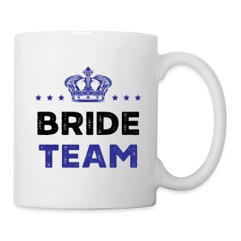 Équipe de la mariée - Mug blanc - blanc - Droite