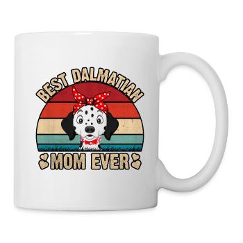 Meilleure maman dalmate de tous les temps - Mug blanc - blanc - Droite