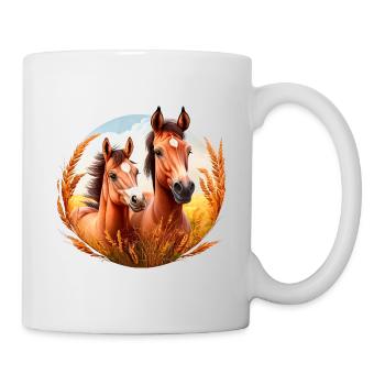 Chemise à cheval Equitation Poulain Summer Girl - Mug blanc - blanc - Droite
